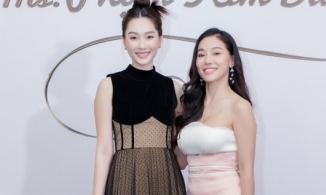 Đặng Thu Thảo hiếm hoi đi dự tiệc, nhan sắc làm hoa hậu quốc tế Thùy Tiên bị lu mờ