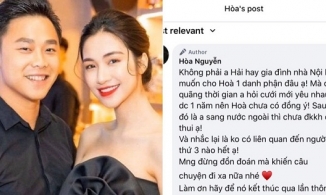 Hòa Minzy nói về lý do gắn bó nhiều năm với chồng thiếu gia nhưng chưa có danh phận chính thức