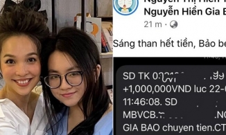 Hiền Thục ở tuổi 41: vừa than hết tiền đã được con gái chuyển nóng 1 triệu tiêu vặt