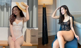 Rời 'Phố trong làng', Y tá Ngọc chăm diện áo tắm, khoe hình ảnh sexy 