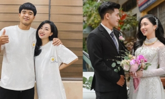 Sau 1 tháng làm dâu, bà xã Hà Đức Chinh nói về sự thay đổi trong cuộc sống