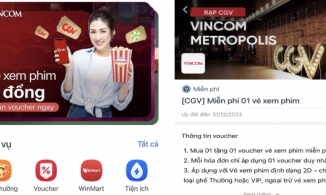 Deal hời: Dùng app VinID lấy vé xem phim 0 đồng