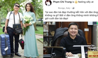 NSƯT Chí Trung tự nhận mình ngu nên có vợ đẹp nhưng nhất quyết khẳng định Á hậu Ý Lan chỉ là bạn gái