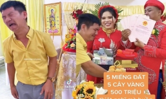 Anh trai Đà Nẵng vừa khóc vừa tặng em gái 5 miếng đất, 5 cây vàng, 500 triệu để tiễn em về nhà chồng