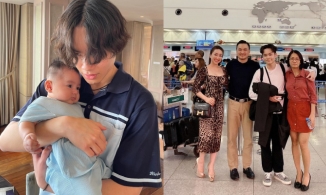 Cậu cả 21 tuổi nhà diễn viên Chi Bảo chăm em trai sơ sinh khéo hơn cả bố, vẻ đẹp lãng tử gây chú ý