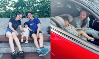 Ông bố U40 Cường Đô La dỗi vợ con, Đàm Thu Trang phải xuống nước dỗ ngọt