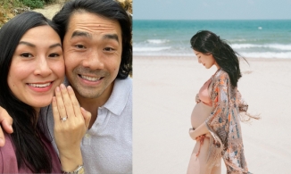 Kathy Uyên đẹp rạng rỡ khi làm mẹ ở tuổi 41