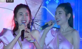 Thủy Tiên lần đầu trở lại sân khấu lớn hậu ồn ào từ thiện, nhảy sung dưới mưa