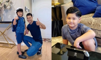 Con trai Mạnh Trường bị mẹ bóc phốt 'điệu như anh bố', fan bênh 'soái ca màn ảnh Việt tương lai'