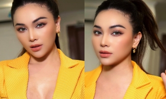 Quỳnh Thư 'thả rông' vòng 1 nói đạo lý về hạnh phúc: Chỉ cần đúng người, muộn 1 chút không sao