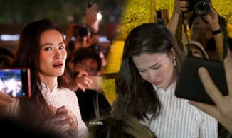 Đông Nhi oà khóc trong vòng tay fan trong lần tái xuất hậu ồn ào mâu thuẫn của FC