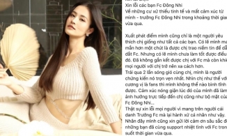 Trưởng FC Đông Nhi nhận lỗi, xin từ chức sau ồn ào mâu thuẫn giữa ê-kíp Đông Nhi và FC