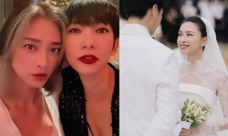 Sau hơn 1 tuần cưới chồng trẻ, Ngô Thanh Vân xuất hiện với mái tóc bạc nửa đầu