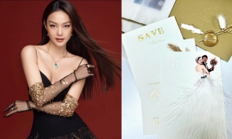 Minh Hằng chính thức phát thiệp mời, chú rể đại gia U50 lần đầu lộ mặt