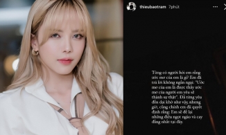 Thiều Bảo Trâm thừa nhận yêu dại khờ, ước mơ duy nhất là mong mơ ước của người yêu thành sự thật