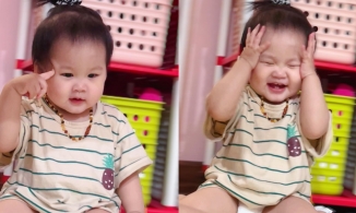 Bảo Thanh 'xả' ảnh con gái, netizen phong 'thánh meme' mới của showbiz Việt