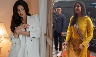 Hoa hậu Harnaaz Sandhu bị nhận xét 'như mẹ tui' khi mặc áo dài Việt Nam