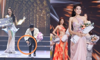 Á hậu 1 Thảo Nhi vừa đăng quang đã gặp 'biến' rớt vương miện