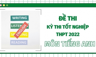 Đề thi tốt nghiệp THPT Quốc gia năm 2022 môn tiếng Anh (24 mã đề) - đang cập nhật
