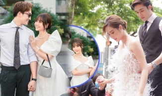 Huyền Lizzie và Đình Tú tay trong tay dự sự kiện, ngọt như đang quay film