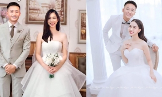 Lan truyền ảnh cưới của Hoa hậu Thùy Tiên và Quang Vinh Vlogs