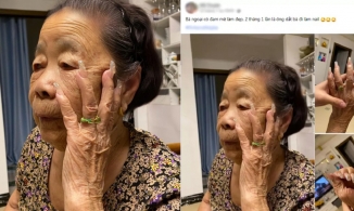 Nuông chiều sở thích của vợ, cụ ông 2 tháng 1 lần dẫn cụ bà đi làm nail