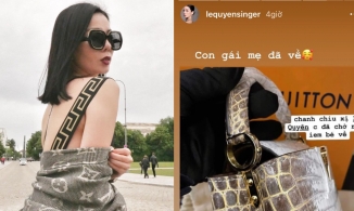Lệ Quyên hào hứng khoe 'con gái', mua về hơn 700 triệu đồng