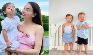 Hồ Ngọc Hà dạy cặp song sinh lai Tây: Giỏi tiếng Việt đã mới học tiếng Anh