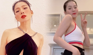 Lệ Quyên chào buổi sáng với mặt mộc, nhắn nhủ ngọt ngào: 'I love you'