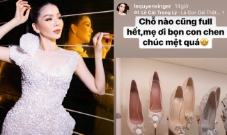 Lệ Quyên vẫn than thở không đủ chỗ để giày trong căn bạch dinh triệu đô