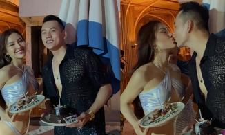 Phương Trinh Jolie bị phản ứng vì 'mặc như không mặc' mừng sinh nhật chồng