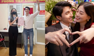 Bình An - Phương Nga vừa khoe giấy đăng kí kết hôn, bà trùm Hoa hậu đã 'dằn mặt'