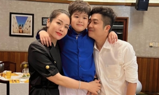 Nhật Kim Anh và chồng cũ lại kề sát nhau tại sinh nhật con trai