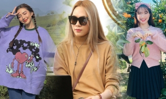 Mỹ Tâm, Hòa Minzy, Thùy Tiên mix đồ len cực chất cho mùa đông