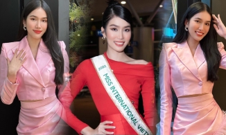 Á hậu Phương Anh nhập cuộc với phong cách chuẩn Miss International, ngày đội vương miện không còn xa