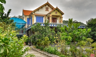 Cận cảnh ngôi nhà của Hoa hậu Đỗ Thị Hà: To nhất xã, nhìn từ xa đã nổi bật