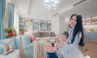 Căn hộ thông tầng phong cách đồng quê nhưng khắp nhà là công nghệ hiện đại của hot mom 8X
