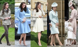 Tủ áo choàng trị giá 3 tỷ đồng của công nương xứ Cambrige, Kate Middleton