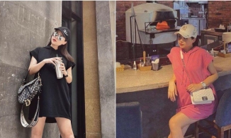 Phanh Lee khéo chọn đồ bầu giấu nhẹm chân sưng phù những tháng cuối thai kỳ