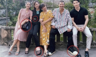 Khổ nhất Hương vị tình thân như Nam và bố Sinh cũng mặc toàn hàng hiệu