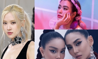 Không phải Rosé, mỹ nhân Việt'lăng xê' mốt kẻ mắt 'lửng lơ' xịn hơn nhiều