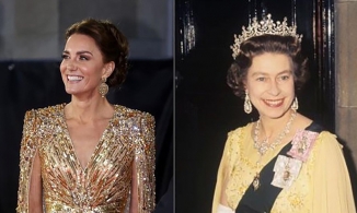 Kate Middleton và những khoảnh khắc thời trang đồng điệu với Nữ hoàng Anh