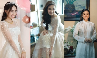 Các mỹ nhân MC, BTV đình đám của VTV xinh đẹp khi diện trang phục cưới