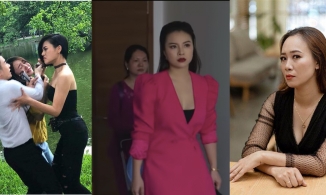 Outfit đánh ghen 'lồng lộn' trên màn ảnh VTV: Thu Quỳnh táo bạo, Liên Tít chuẩn tổng tài