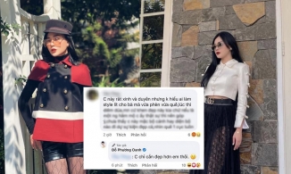 Lên đồ đón Giáng sinh, Phương Oanh tiếp tục đáp trả đanh thép khi bị chê ăn mặc 'quê' và 'phèn'