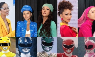 H'Hen Niê diện đồ như 5 anh em siêu nhân trên show truyền hình thực tế 'đầu tay'