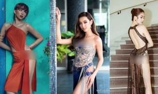 Thuỳ Tiên diện váy xẻ tà cao đến tận eo nhưng vẫn thua xa nhiều 'đàn chị' Vbiz