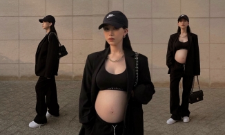 Gu thời trang chất lừ, khoe bụng 'nặng trĩu' của ái nữ nhà Minh Nhựa những tháng cuối thai kỳ