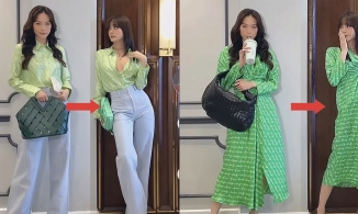 Minh Hằng thị phạm các chị em chuyển từ style công sở sang phong cách đi chơi mà không cần thay đồ