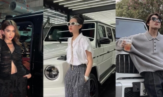 Sao Việt mặc gì khi tạo dáng với Mercedes G63: Sơn Tùng M-TP lịch lãm, Hiền Hồ diện đồ trăm triệu
